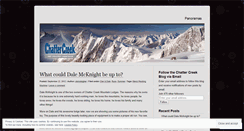 Desktop Screenshot of blog.chattercreek.ca